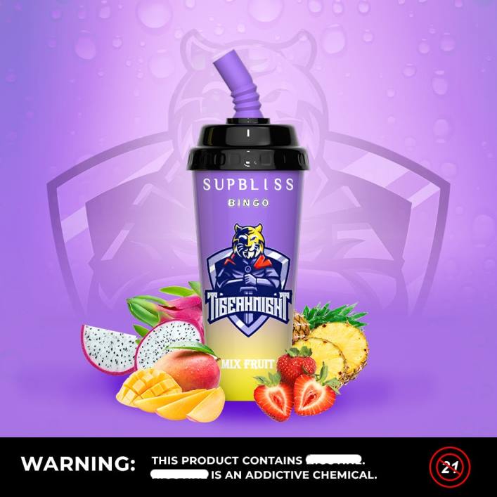 Fumot RandM Vape | RandM Supbliss Bingo 00P2260 8000 Vape-Pod-Gerät 1 Stk rosa Zitrone